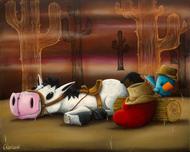 Fabio Napoleoni  Fabio Napoleoni  Sweet Little Cowboy Dreamer (PP #1) Canvas